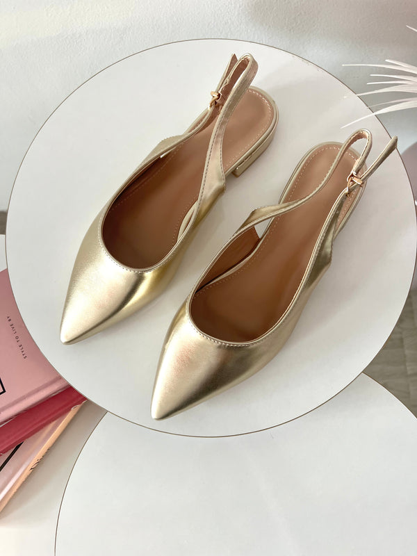 Scarpe Ballerine Metallic