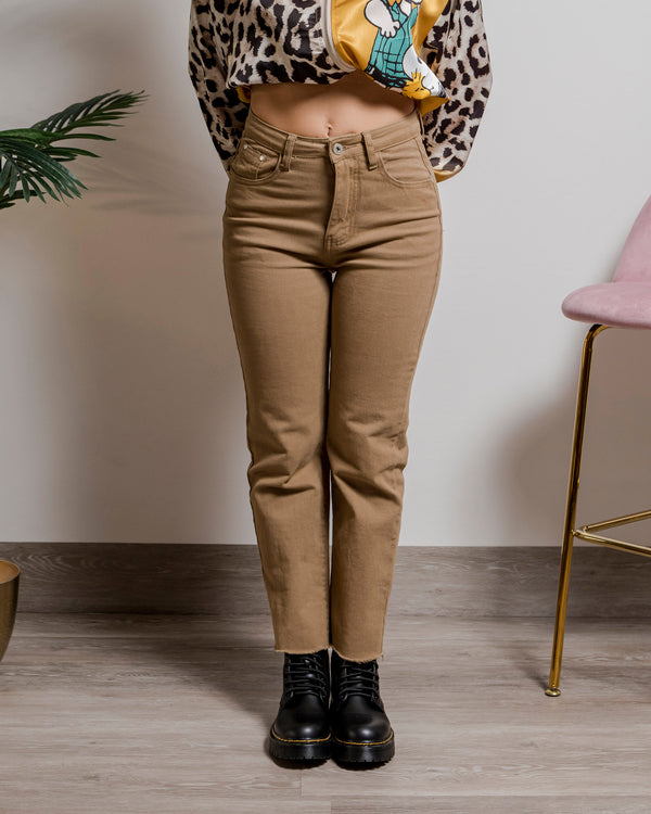 Jeans Palazzo Caramel