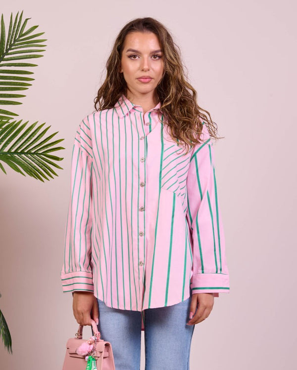 Camicia Rose&Green