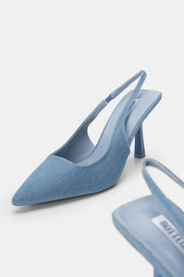 Decollètè Slingback Denim